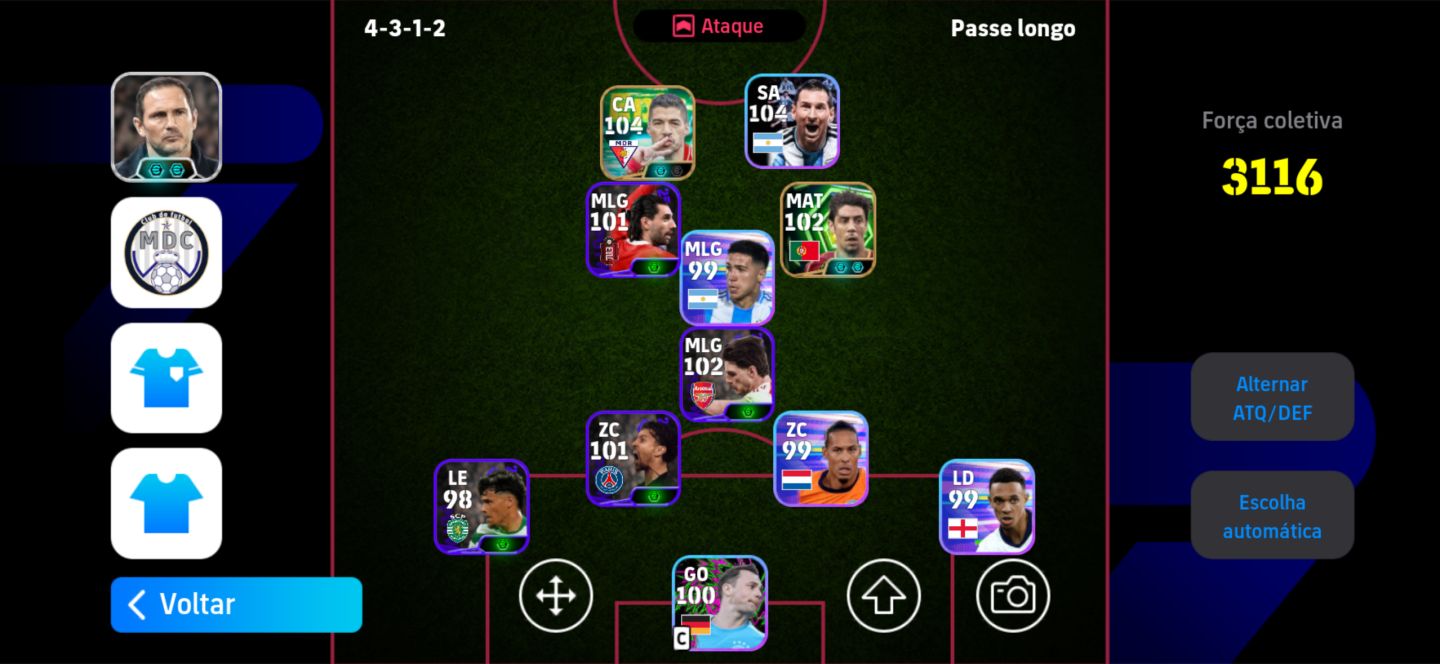 CONTA eFOOTBALL | FORÇA COLETIVA 3116