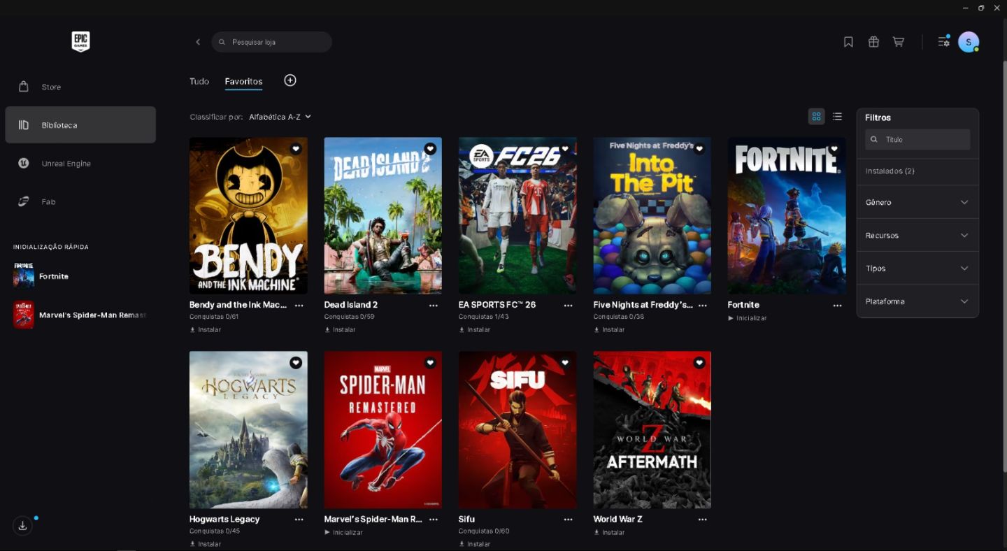 CONTA EPIC GAMES COMPLETA FORTNITE + JOGOS