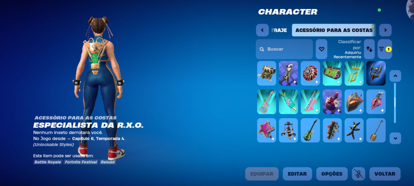 Conta de fortnite com 60 skin