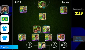 Conta eFootball mobile (iniciante)
