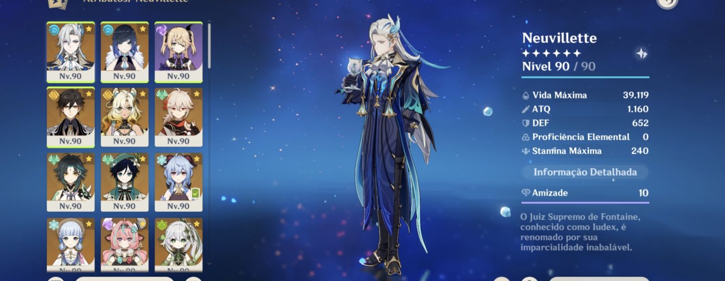 CONTA COM NEUVILLETTE/ GENSHIN IMPACT