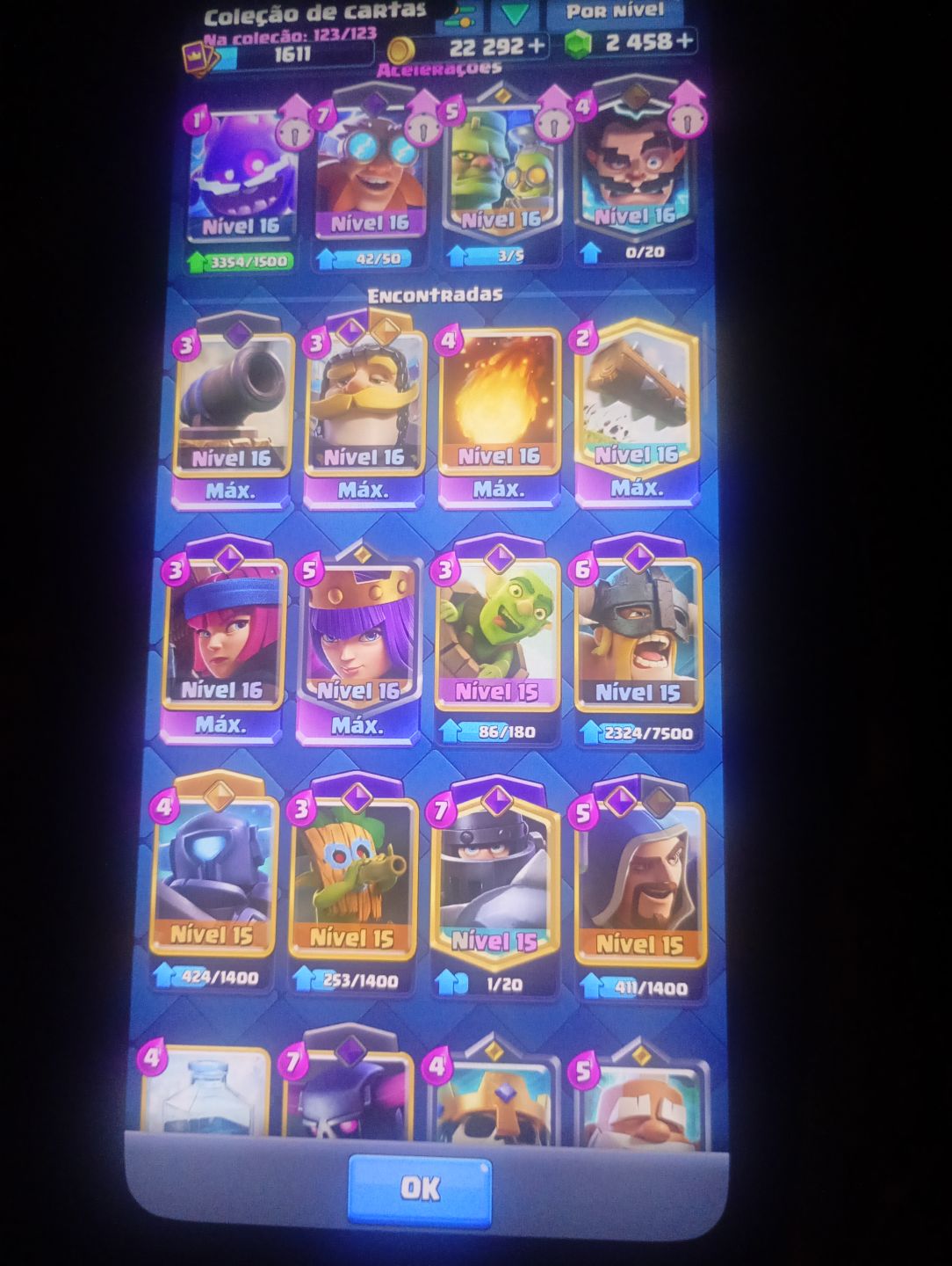 Conta no Clash upada