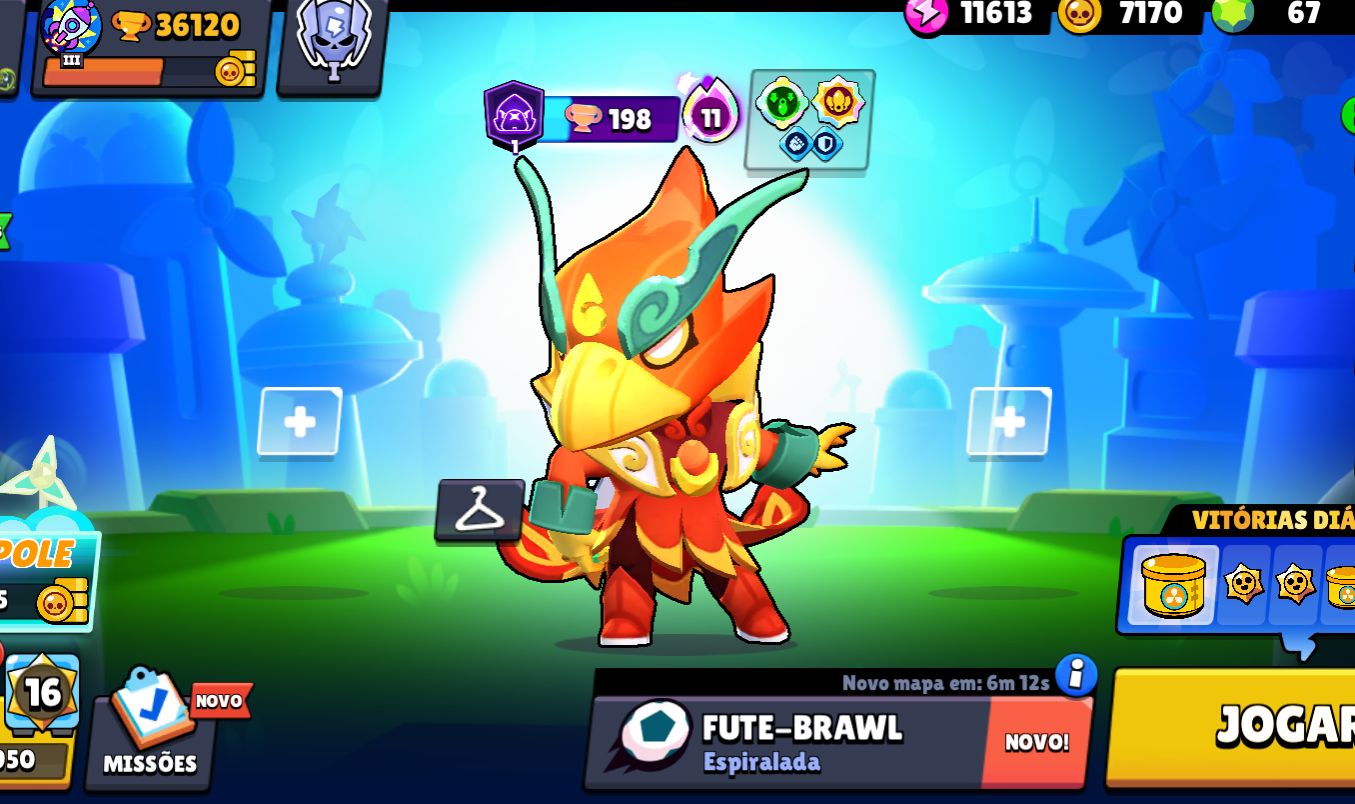 Conta de Brawl Stars rara (leia a descrição)
