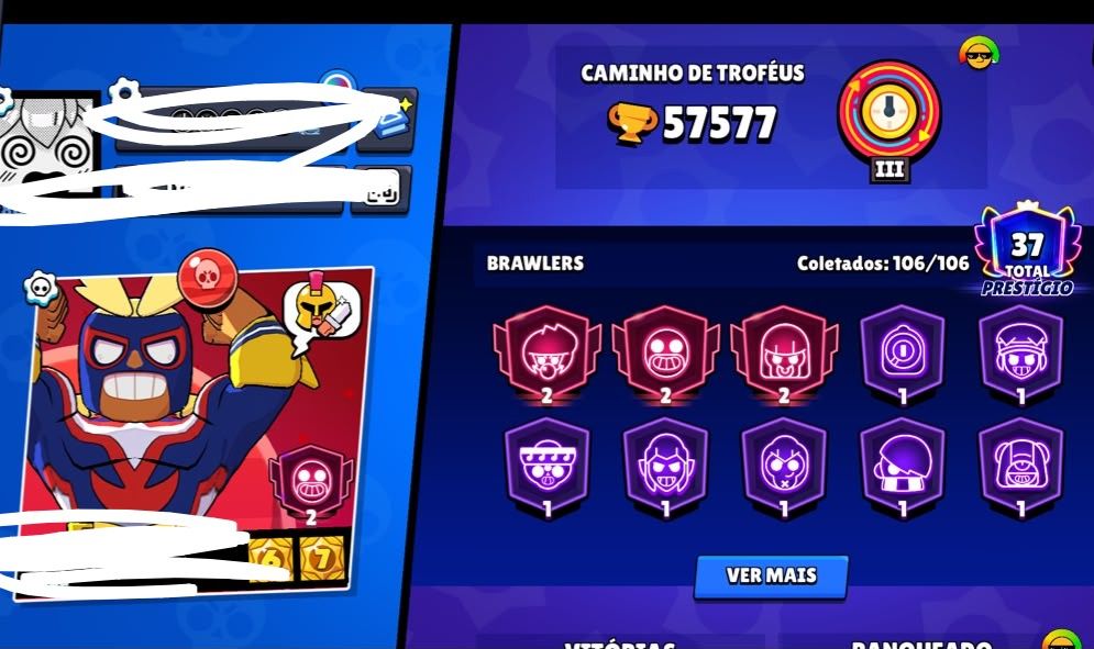 Conta Rara de efootball, com varios brawlers no max e varias skins
