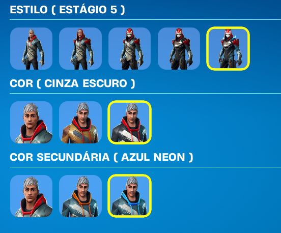 Conta com skins antigas do Fortnite !!!