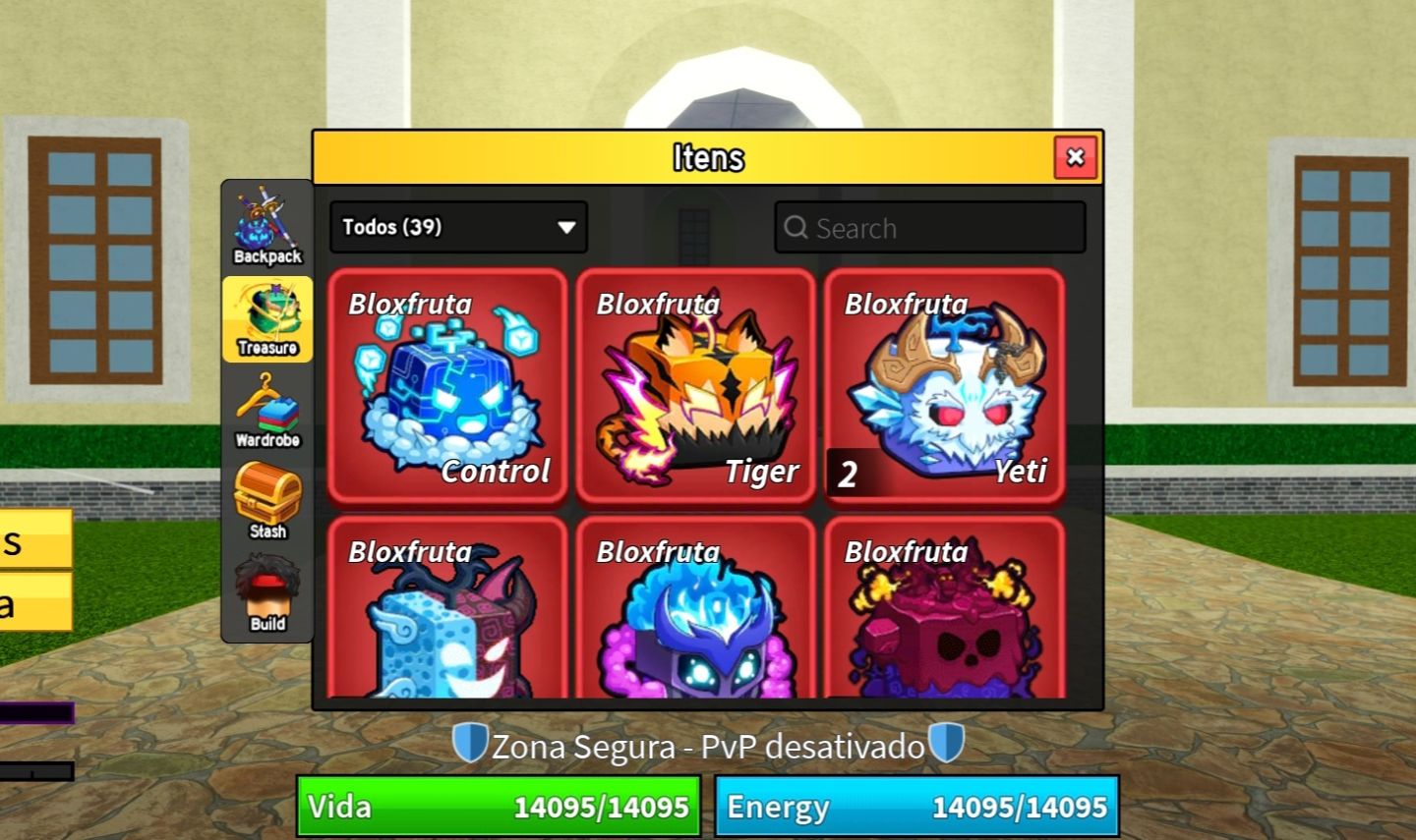CONTA [LV-2800] COM FRUTAS MÍSTICAS, 7 RAÇAS FULL V4 E GAMEPASS