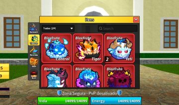 CONTA [LV-2800] COM FRUTAS MÍSTICAS, 7 RAÇAS FULL V4 E GAMEPASS