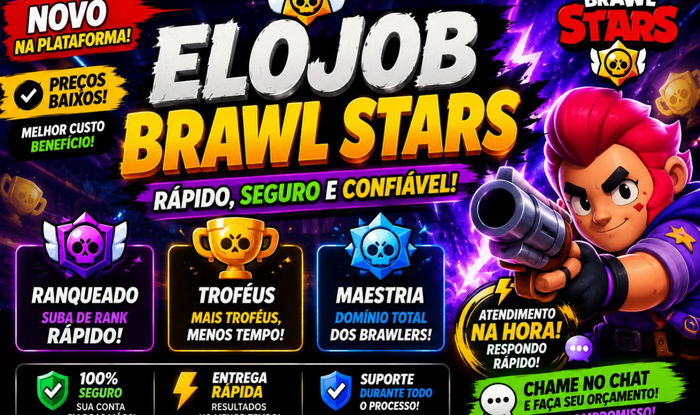 ELOJOB BRAWL STARS | Upo Rank, Troféus e Prestígio | PROMOÇÃO PROS PRIMEIROS!!!