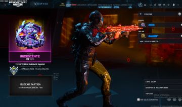 Conta IRIDESCENTE ranked warzone