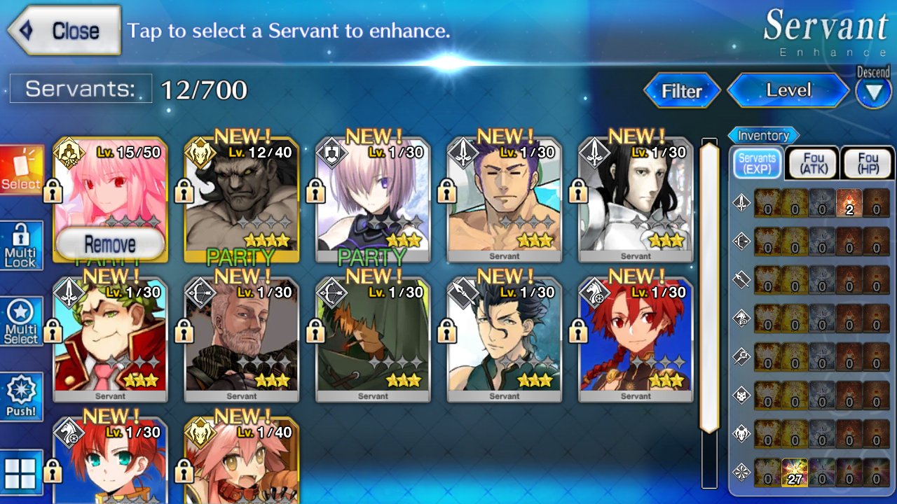 Contas Reroll Fate/GO
