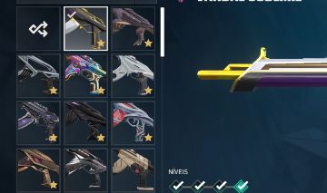 Conta valorant 1500 gasto (prata)(muitas skins) (da pra alterar email e senha)