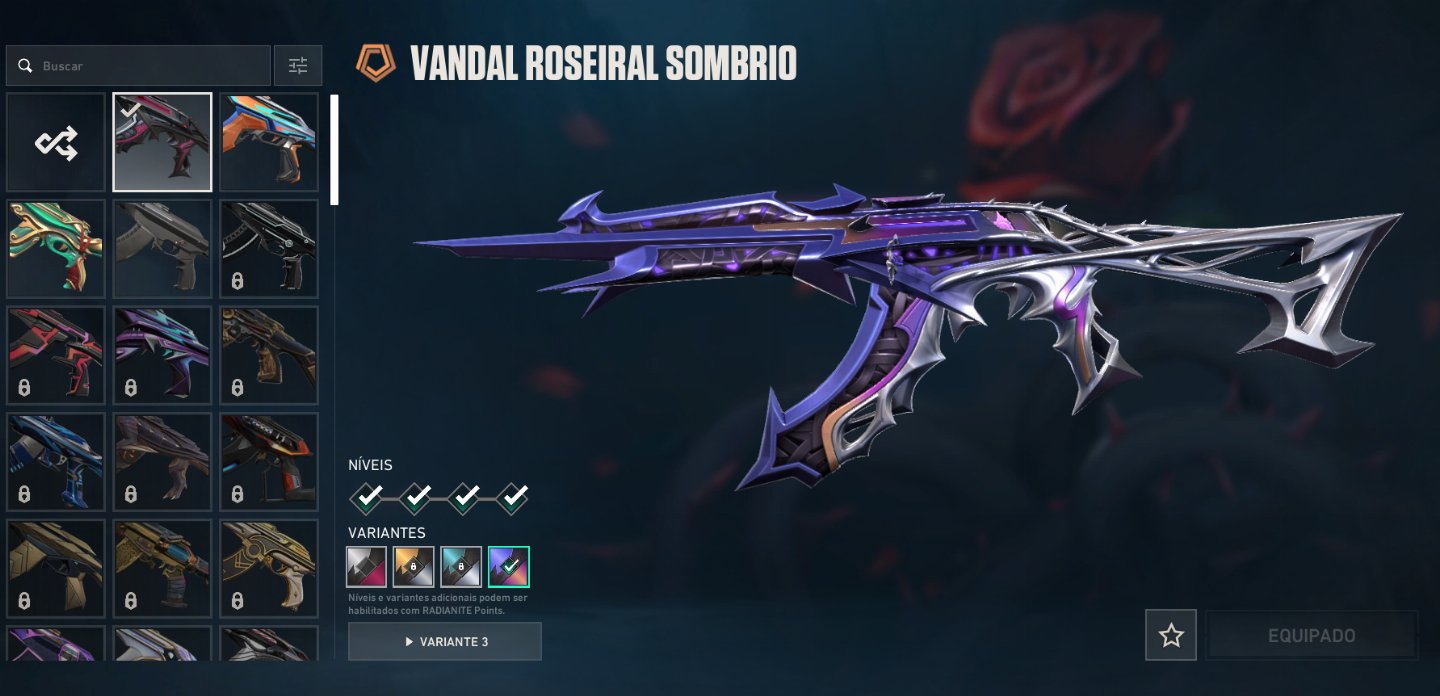 Conta Valorant Skins Kuronami 2.0 / Roseral Sombrio