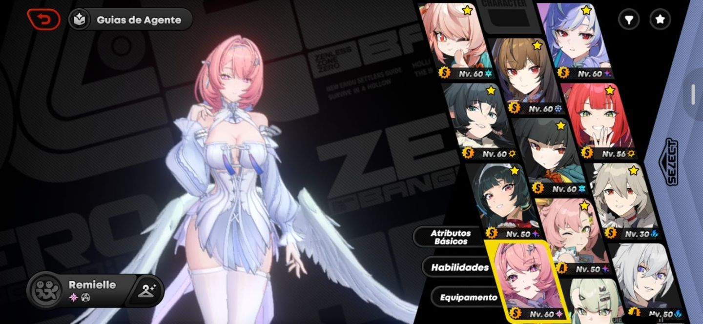 Conta zenless zone zero + skins