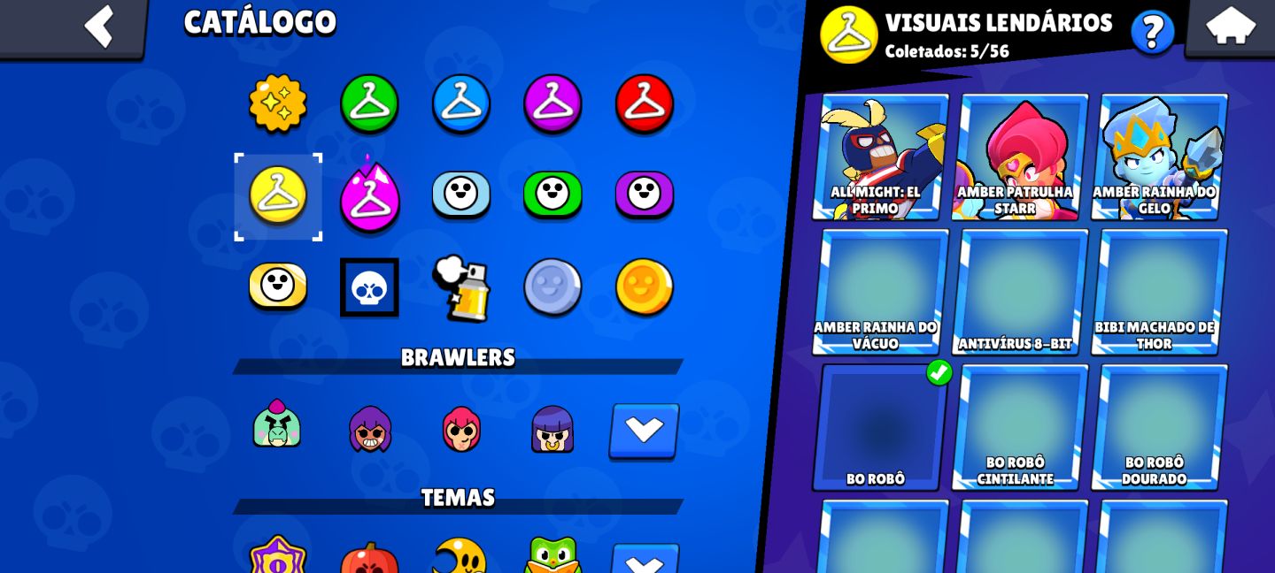 CONTA TOP BRAWL STARS | 44K+ TROFÉUS | 105 BRAWLERS | 19 Nível Máximo 11