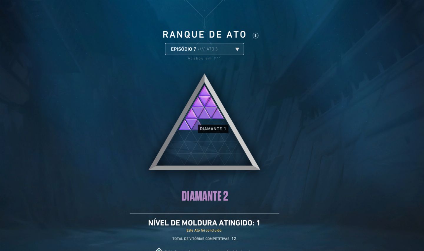 Conta Valorant lvl 37 Upada a mão ÚLTIMO RANK OBTIDO (SEASON 7): DIAMANTE 2