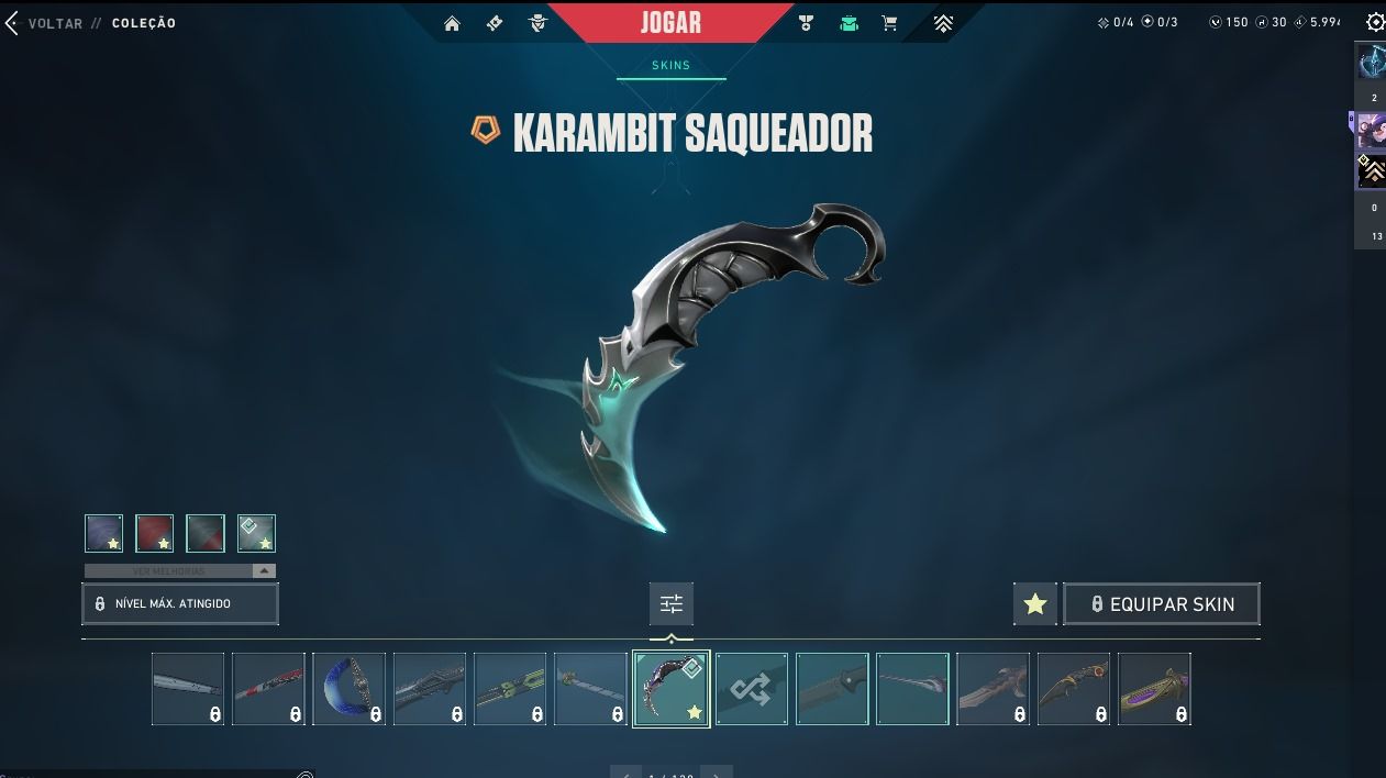 Conta valorant MAX D3 + VARIAS SKINS FULL ACESSO TODOS AGENTES