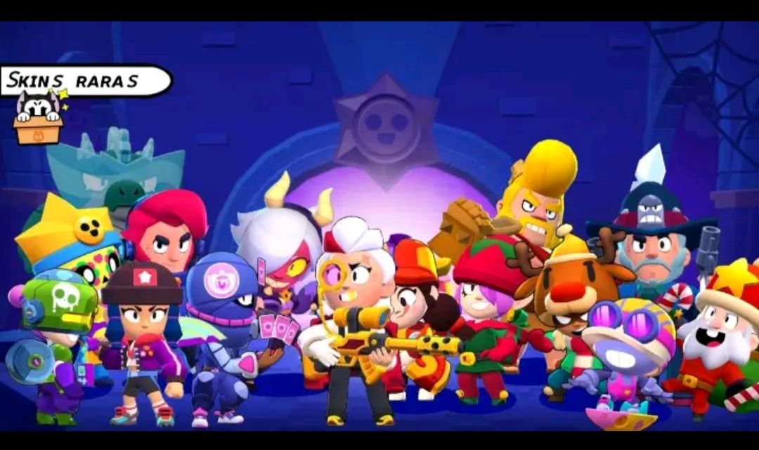 Conta quase full de Brawl Stars, criada em 2019
