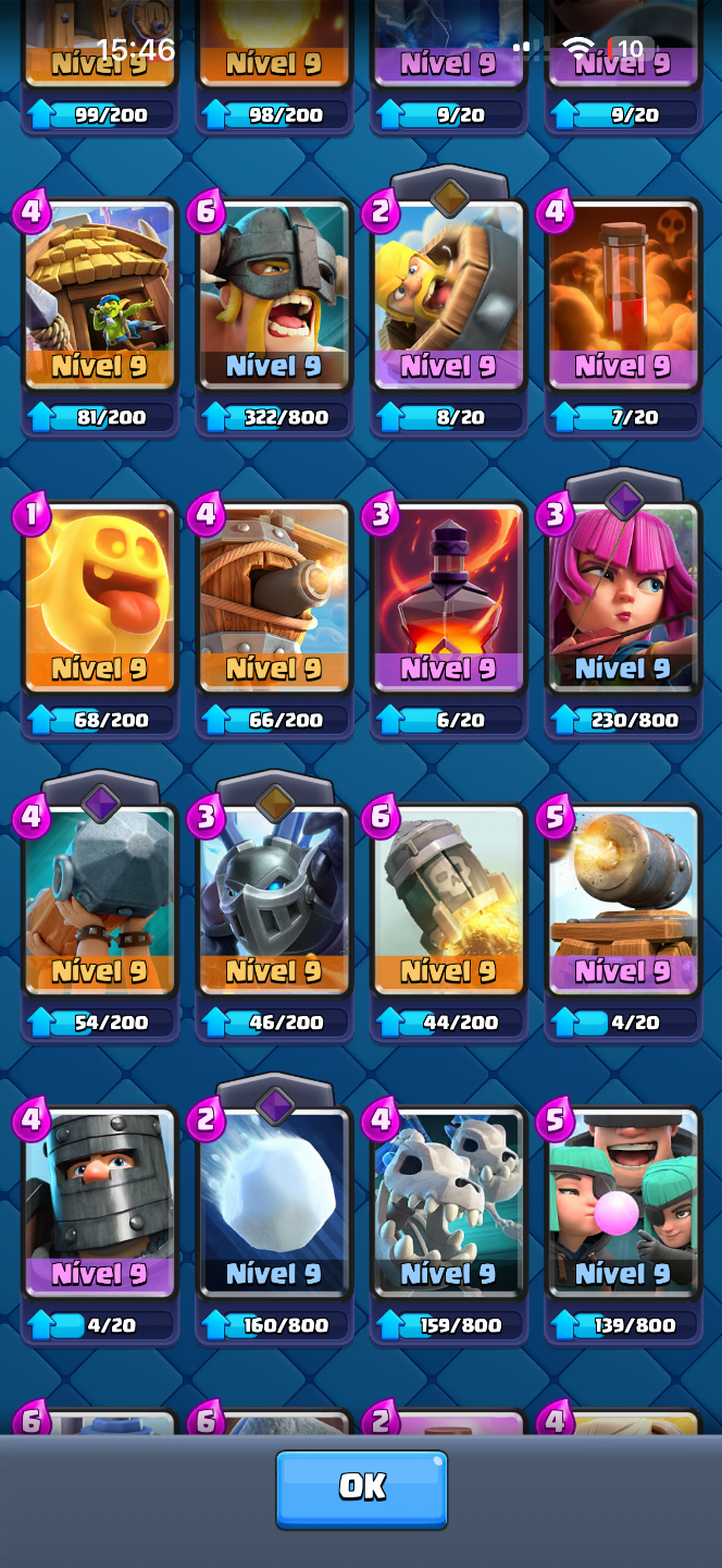 CONTAS FULL ACESSO DE CLASH ROYAL 6500 TROFÉUS + BRAW STARS