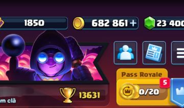 Conta De Clash Royale Nivel 1850
