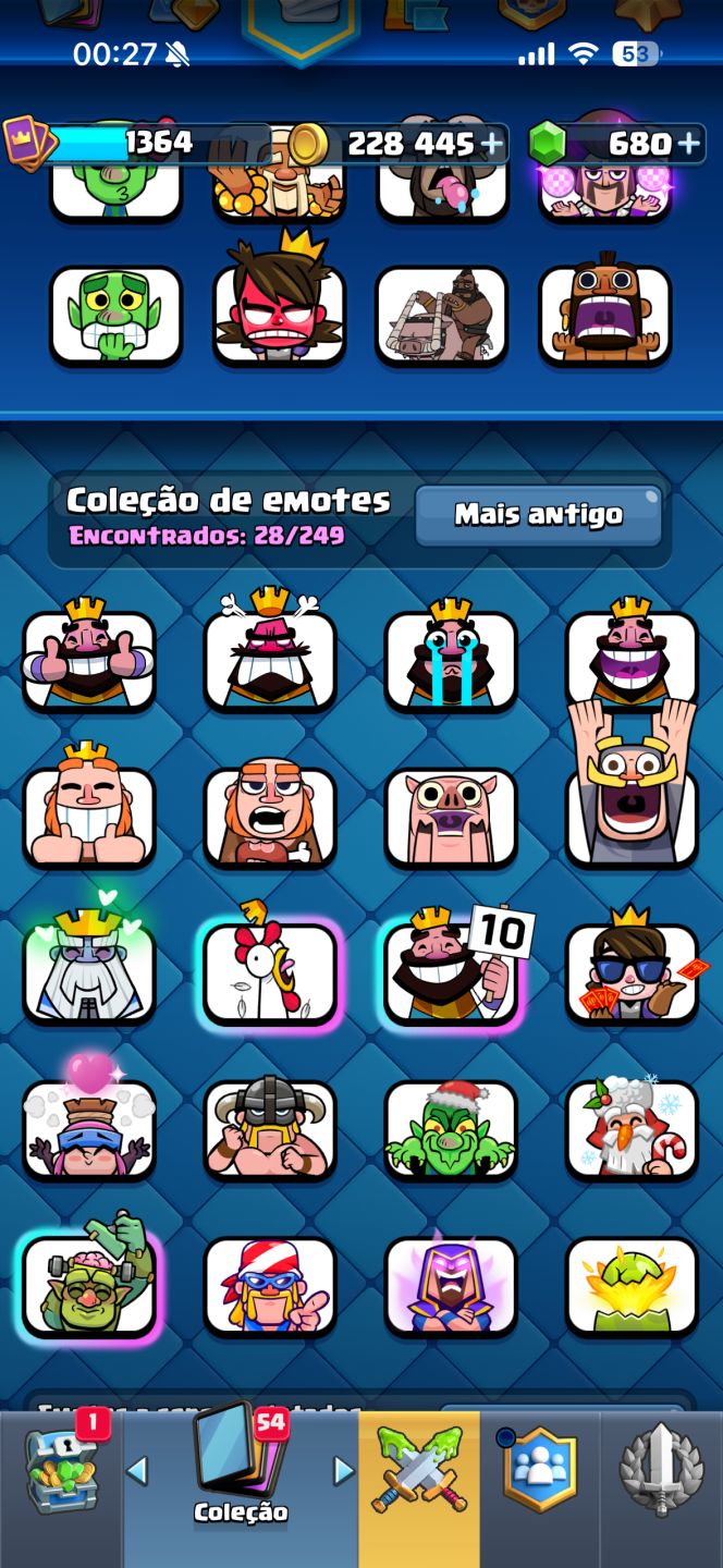 CONTA SUPERCELL ANTIGA | CLASH ROYALE 9 ANOS +CLASH OF CLANS +BRAWL STARS 12K+