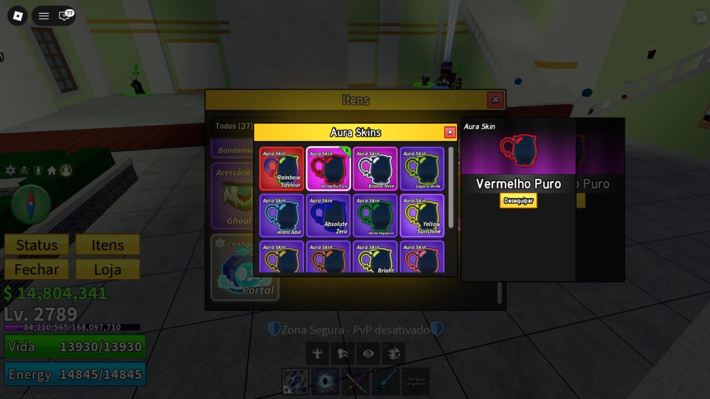 CONTA BLOX FRUITS 2789 | 4 PERM | CDK | V4 | ITENS RAROS