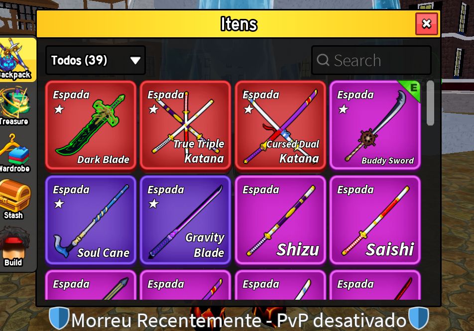 Conta de blox fruit com Rumble, Portal e Buddha perm