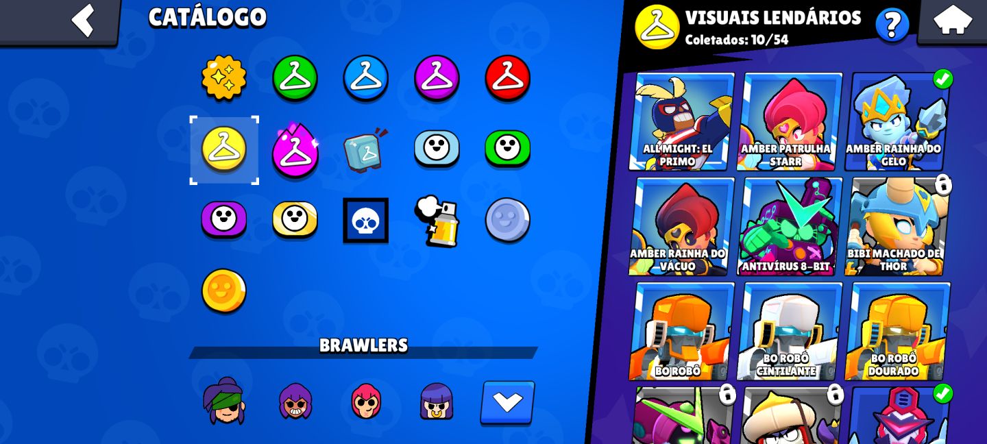 Conta Top Brawl Stars e Clash Royale, as duas estão bem tops