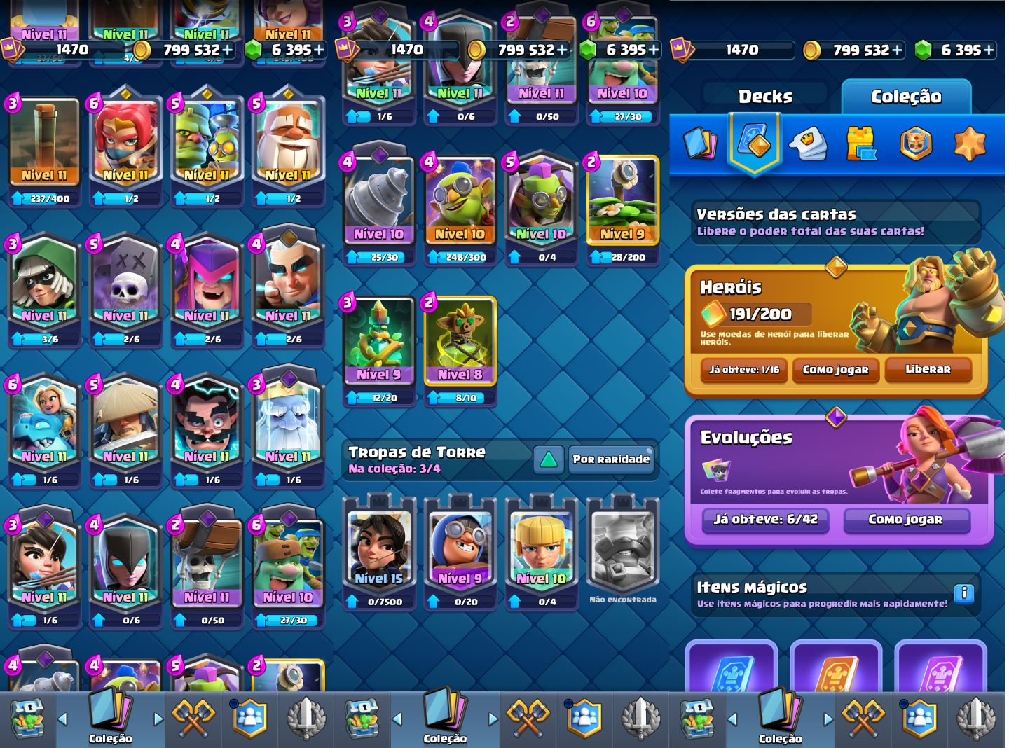 Conta Clash Royale 10 anos | No Precinho | 7000+ Gemas | Varios Itens Magicos