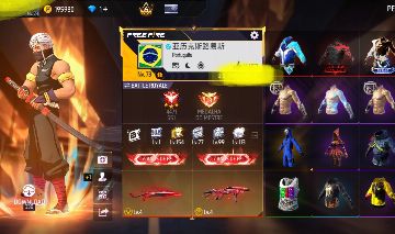 CONTA RARA DO FREE FIRE ITENS RAROS / PASSES ANTIGOS / ARMAS ATRIBUTADAS