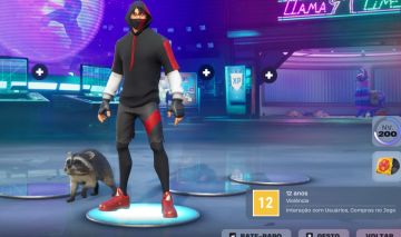 Conta com skin do Ikonik e twitch rara