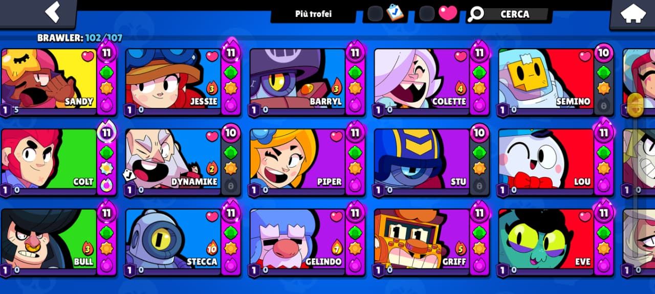 Conta Brawl Stars 73k 106 brawlers 2019