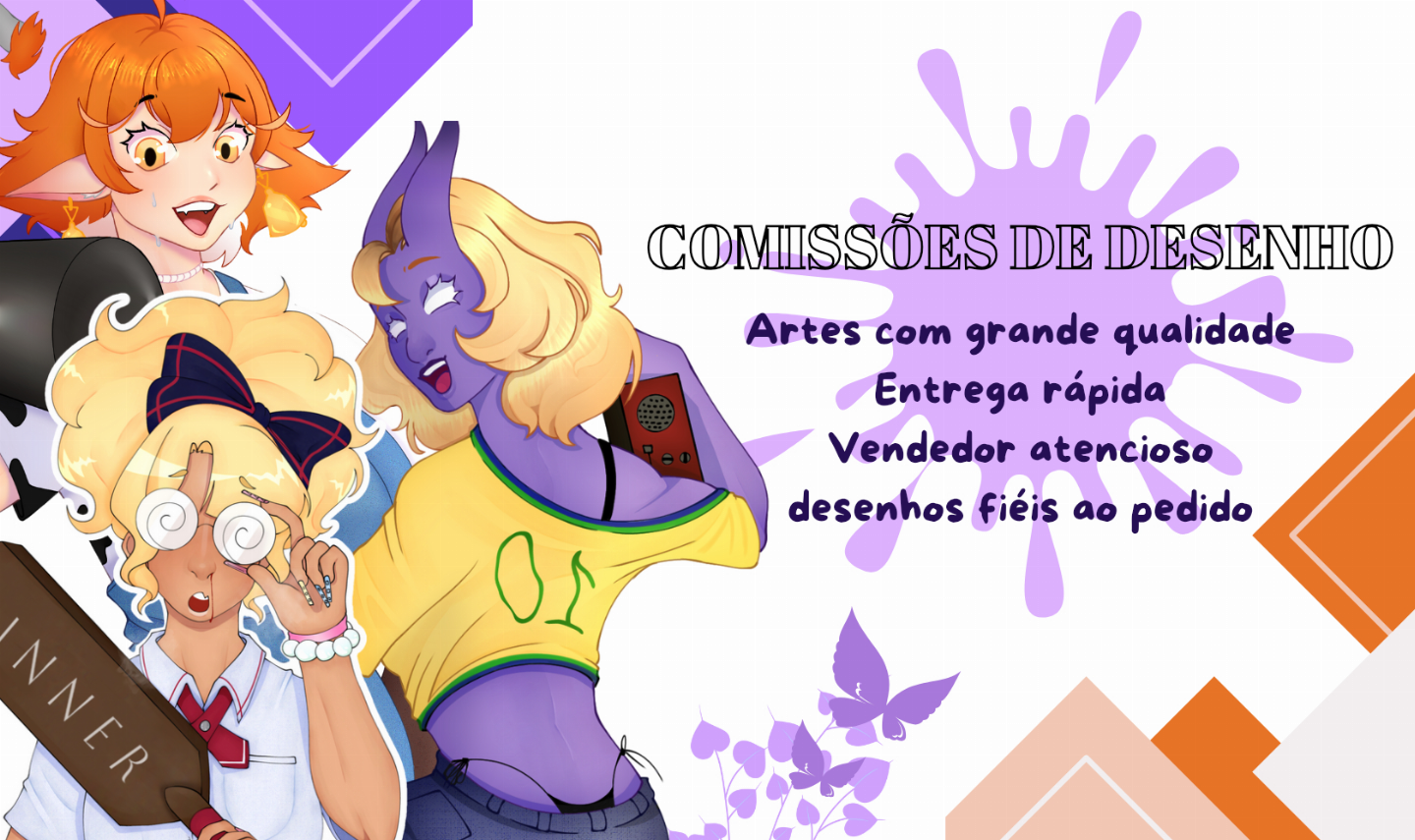 Comissões de Desenho e Arte