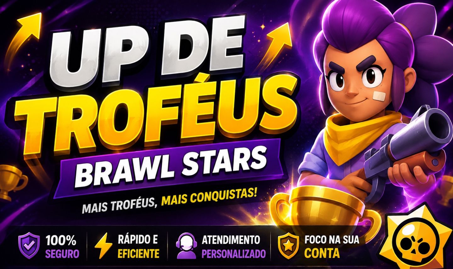 BRAWL STARS - UP DE TROFÉUS