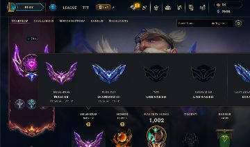 Conta LOL Mestre full champs