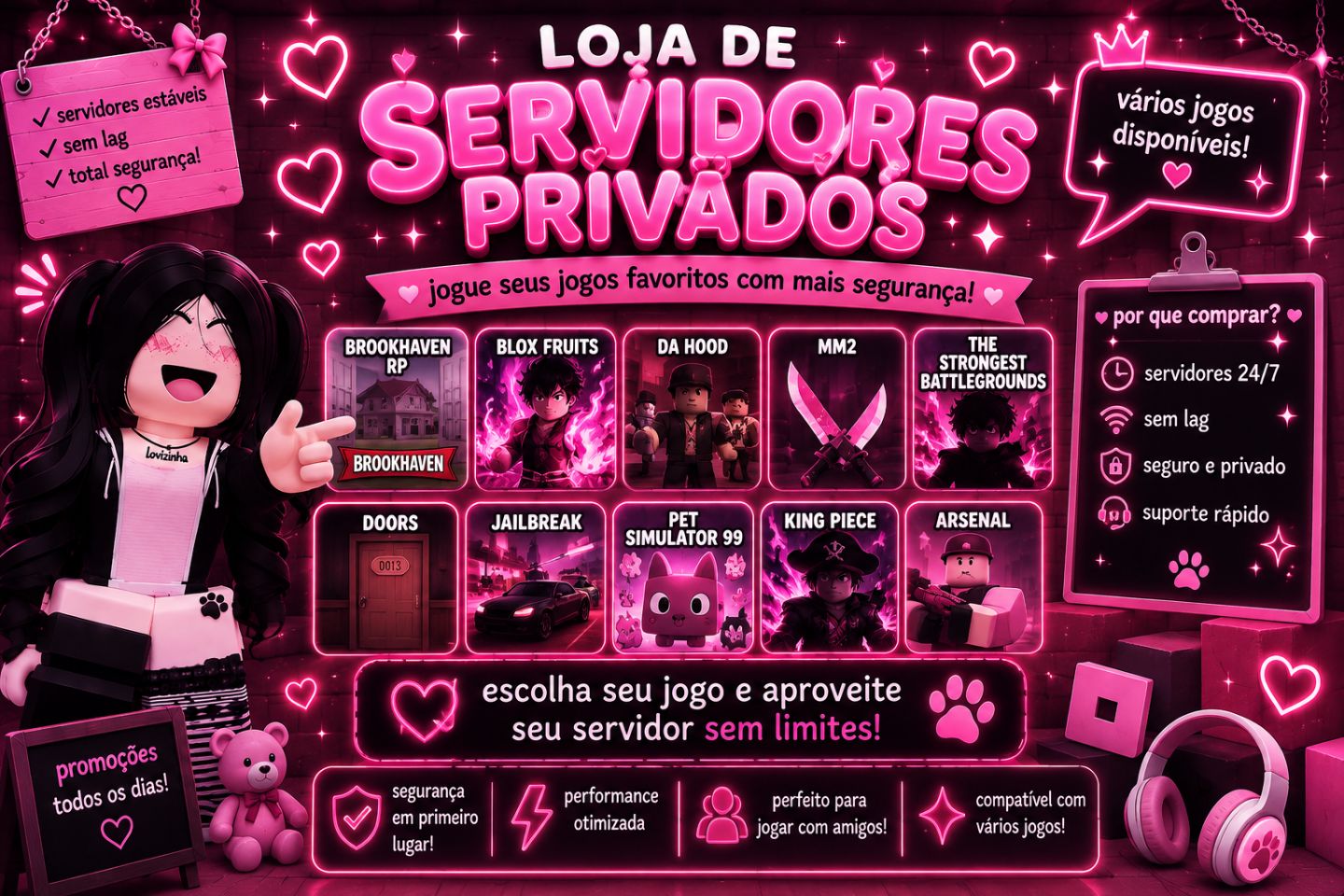 Lovizinha do servidor privado