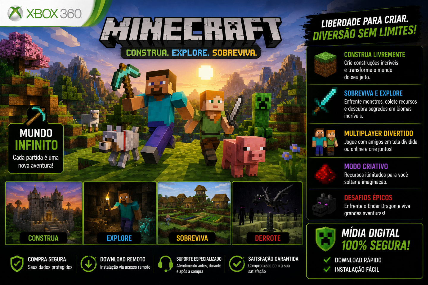 JOGOS PARA XBOX360 EM MIDIA DIGITAL/COMPARTILHADA