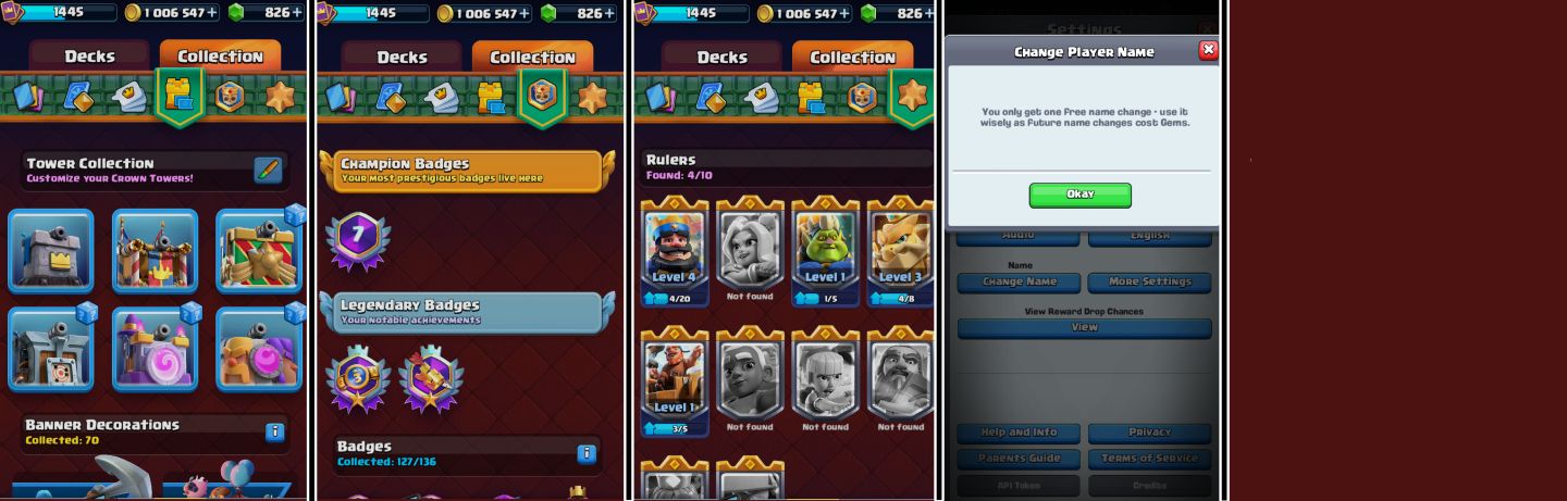 ZSClash Royale | Level 42 | Medalha de 7 Anos | TR15