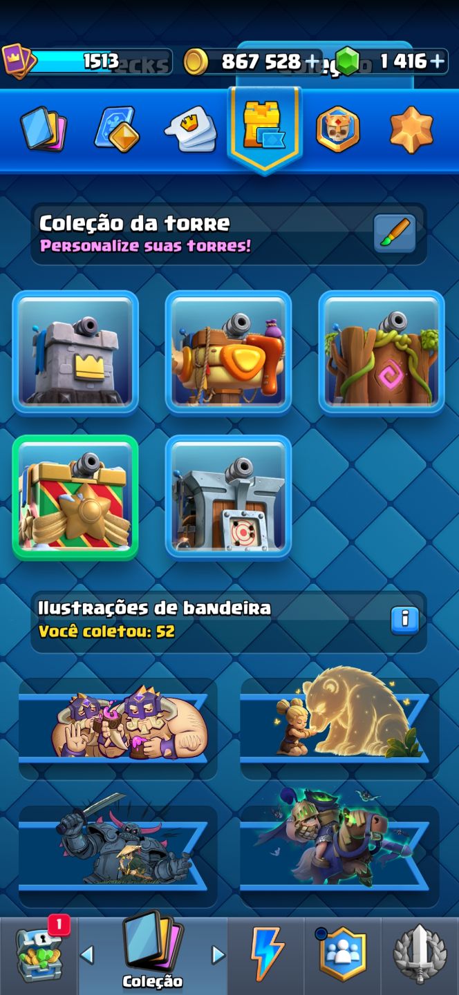 MAIS BARATA E MELHOR CONTA CLASH ROYALE (ARENA SAZONAL)