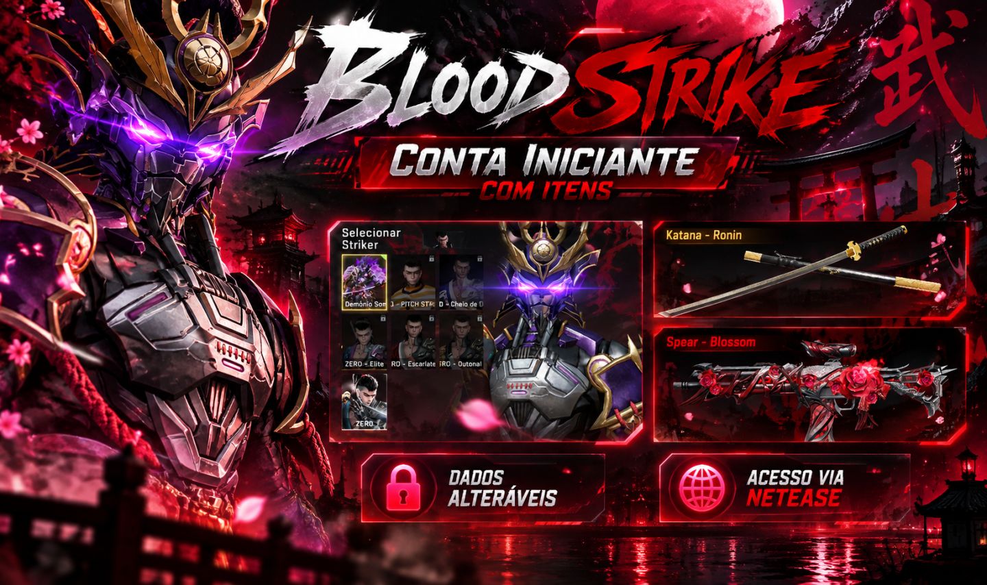 CONTA BLOODSTRIKE INICIANTE | ENTREGA AUTOMATICA | ZERO ETERNO + KATANA + ETERNA
