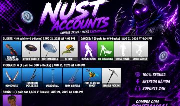 Conta de fortnite para quem deseja começar no game com algumas skins