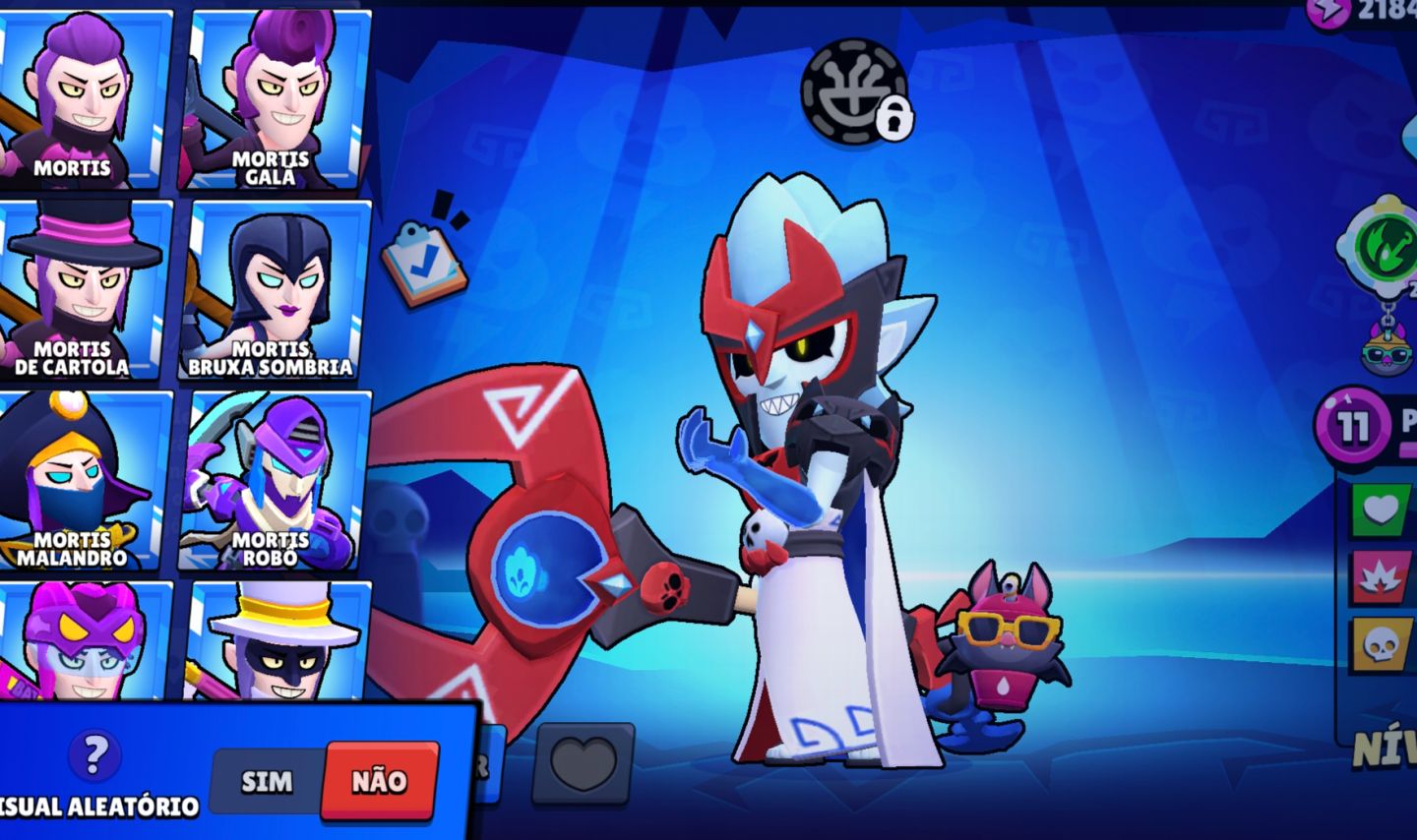 [PRA HOJE] CONTA BRAWL UPADA/SKINS RARAS, 60K, 102 BRAWLERS, CONTA MUITO ANTIGA