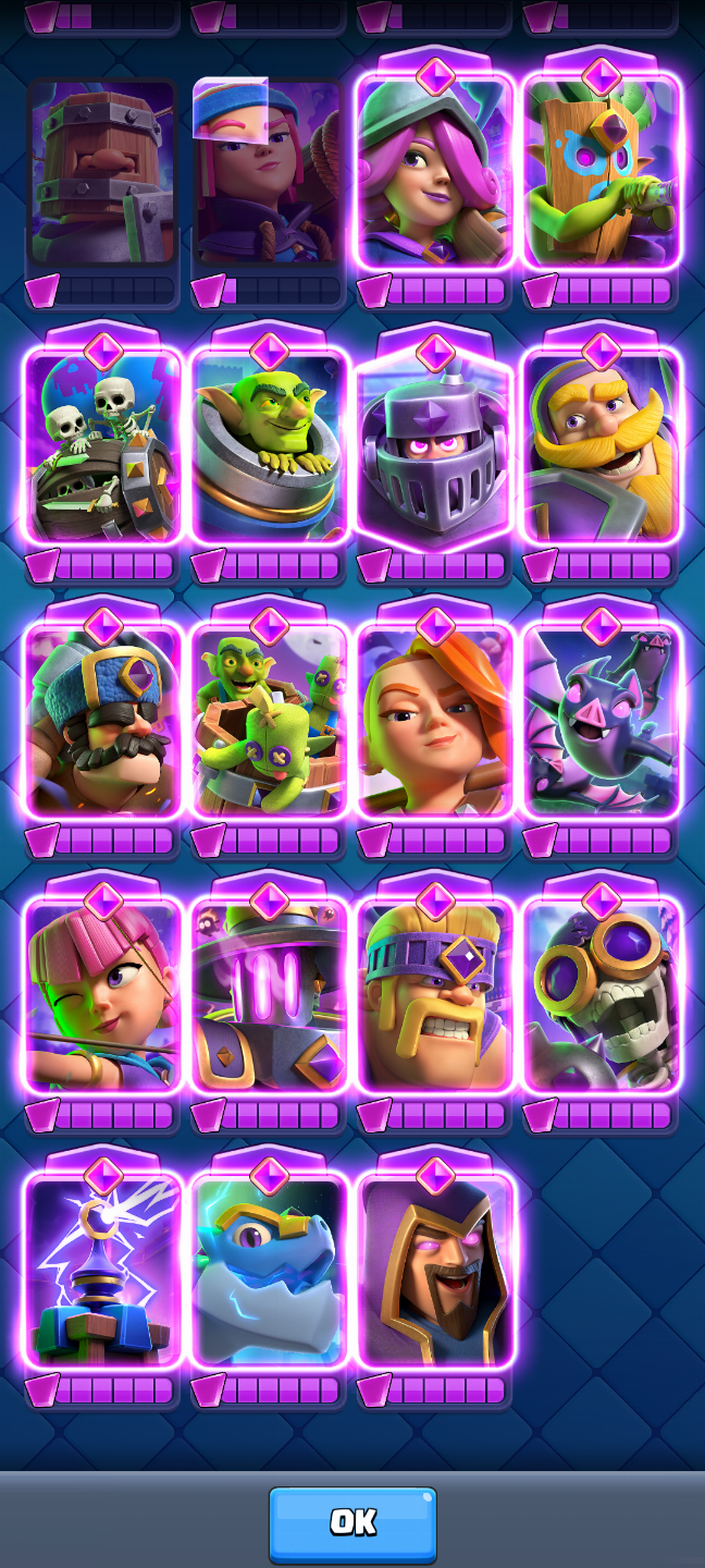 Conta de Clash royale para venda, muito top a conta e bem evoluída