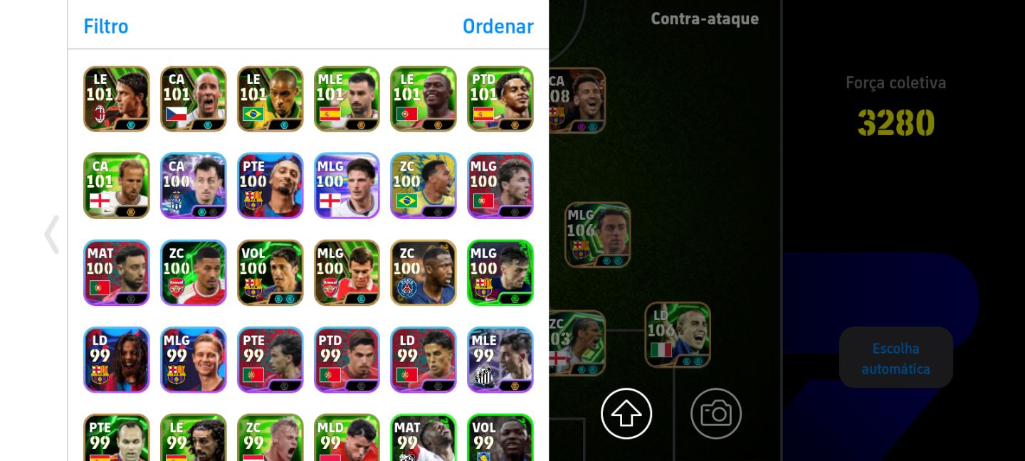 Conta eFootball - COMPLETA 3280 Força Coletiva [PEGA MAIS] Com maldini novo!