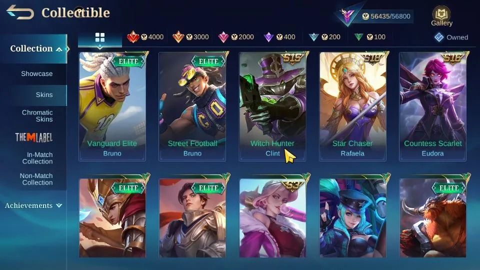 CONTA COM MUITA SKIN BOA - FULL EMBLEMAS