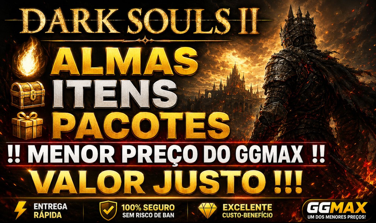 Almas e itens - DARK SOULS 2 SOFTS - PREÇO JUSTO - PS4/PS5