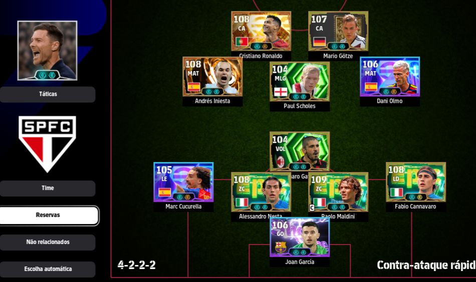 CONTA EFOOTBALL STEAM ELITE|FORÇA 3286|CR7 DA COPA BT|XABI ALONSO 88 |+20 ÉPICOS