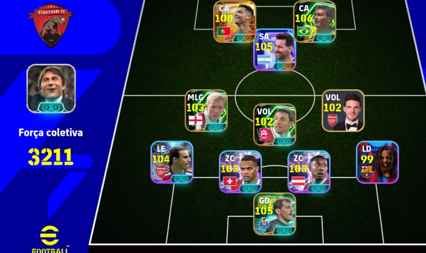 CONTA EFOTBALL, BRAVA DOS CRAQUES DA COPA!