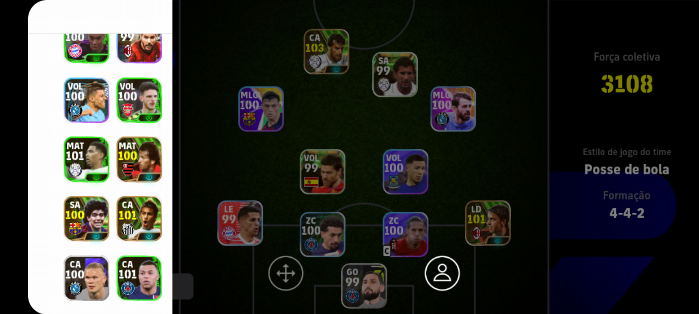 CONTA DE EFOOTBALL BOA PARA JOGAR