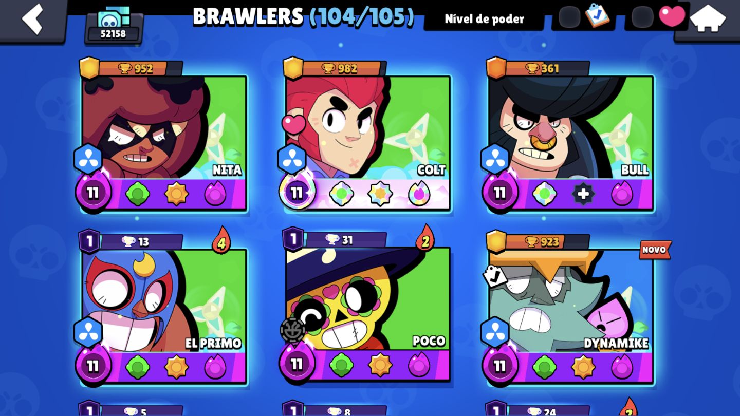 Conta de brawl stars 50k+ barata pra sair rápido