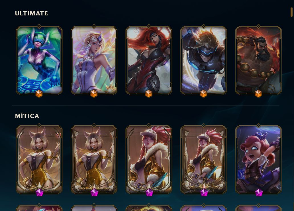 Conta de LOL de 2014